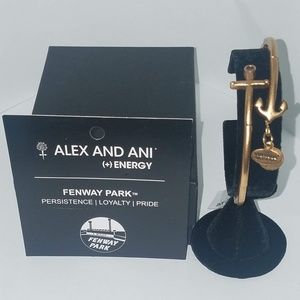 Alex and Ani Anchor Metal Wrap - Rafaelian Gold Fi